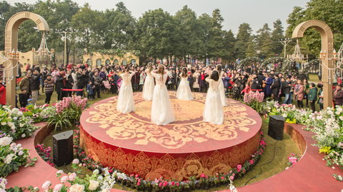 金沙太阳节热度不减  花市舞台精彩依然